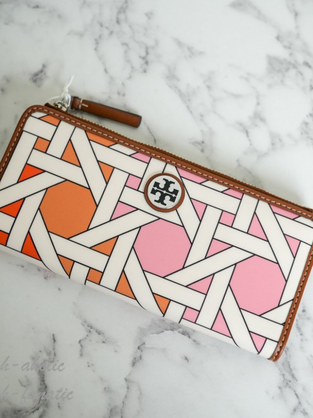 Tory Burch Nylon Basketweave Small Slim Envelope Wallet 175894 NWT